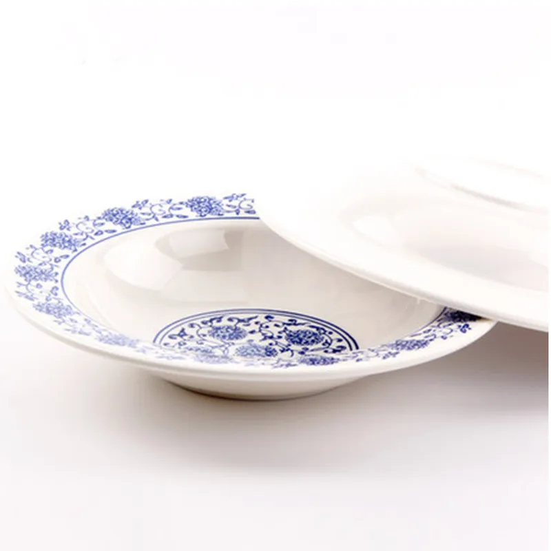 3 шт. Высокое качество китайский стиль чаша посуда синие и белые чаши салат