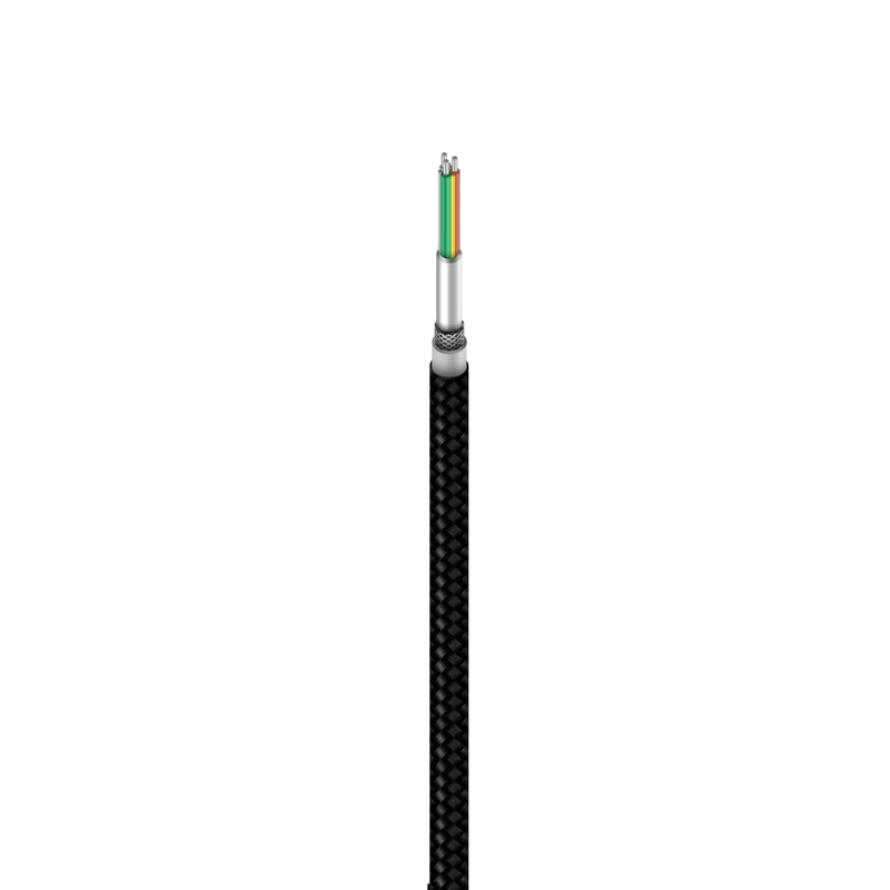 Xiaomi USB-C Тип-C кабель для быстрой зарядки с металлической корпус соединителя плетеный провод 100 см Поддержка Max QC3.0 3A для смарт телефона
