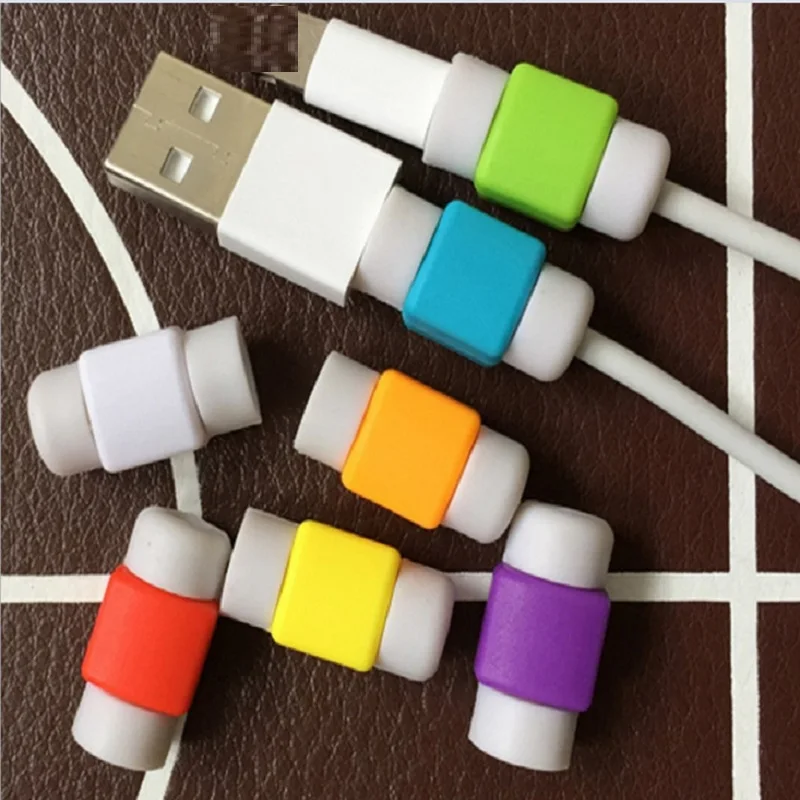 1 шт протектор для кабеля передачи данных заставка крышка телефона MacBook usb зарядный кабель головной наушник линия намотки кабеля случайный цвет