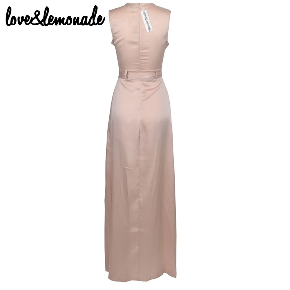 Love & Lemonade v образный вырез ремень светильник ткань комбинезоны TB 9256|belted jumpsuit|sexy