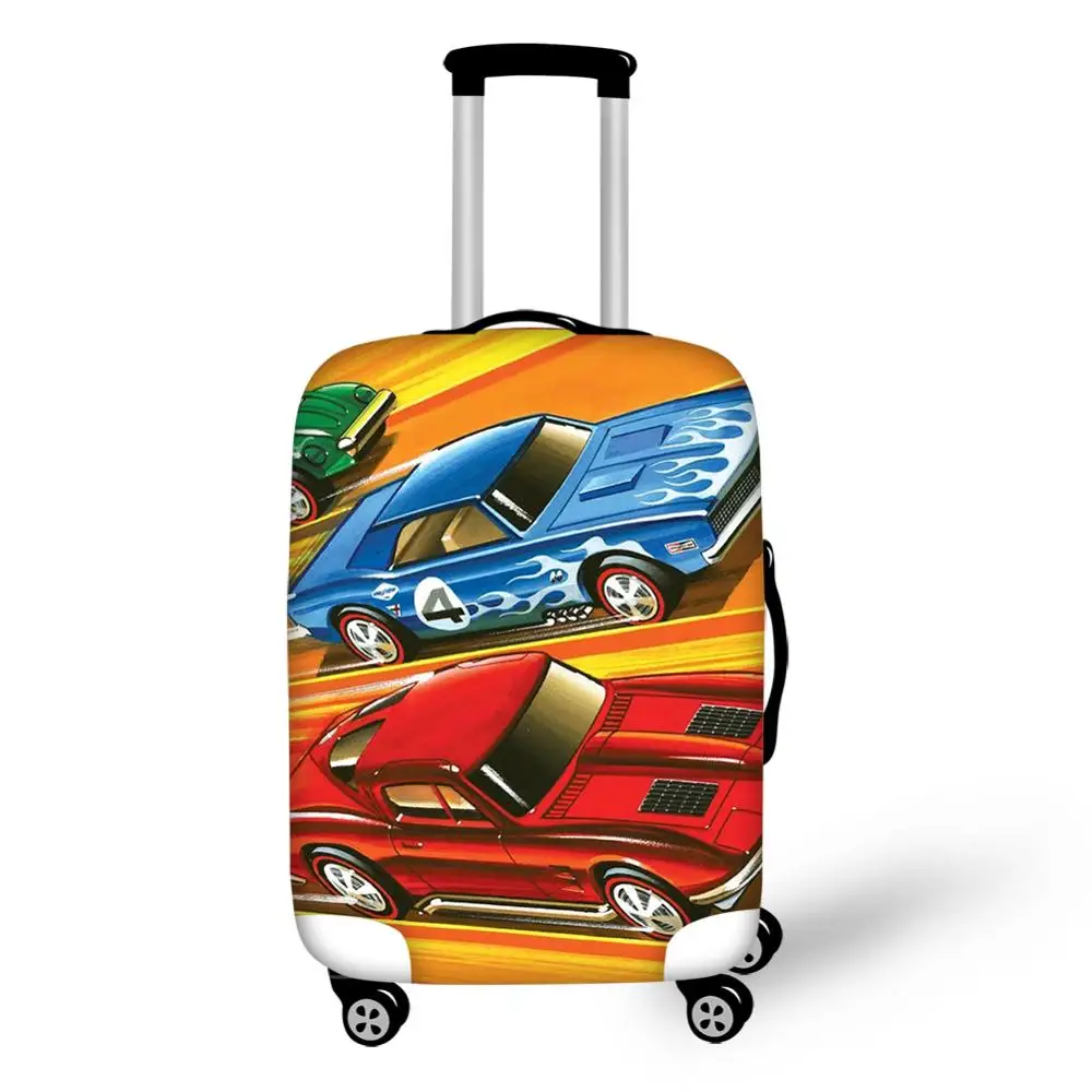 Thikin Hot Wheels дорожный багажный чехол для подростков Мультфильм школьный багажник чемодан защитный чехол дорожная сумка Защитная куртка