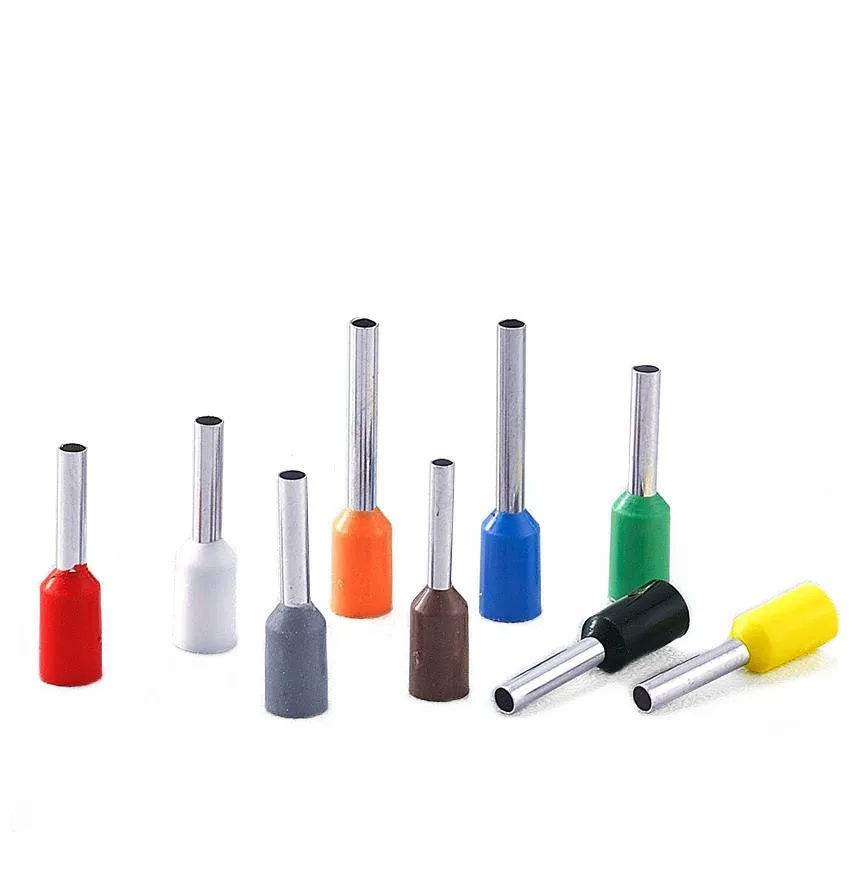 100 шт. E6010 E6012 E6018 6.0mm2 изолированный наконечник наконечника Соединительный шнур контактный Конец Обжимной клеммы