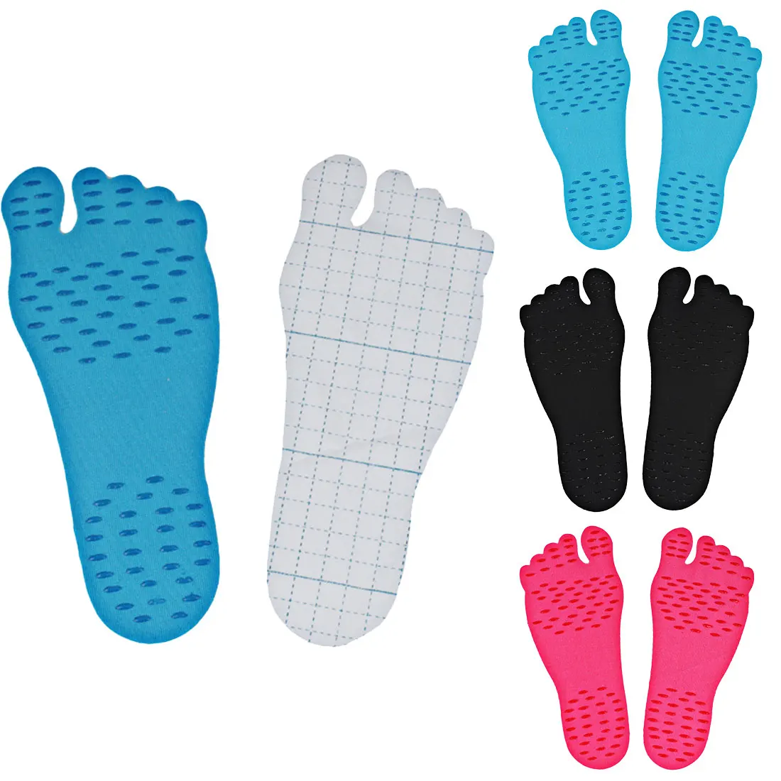 Пляжные невидимые стельки розовые креативные летние пляжные для отдыха