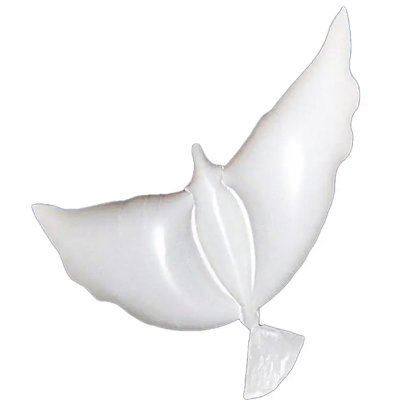 5 шт./лот экологичные воздушные шары в виде белого голубя птички мира гелиевые