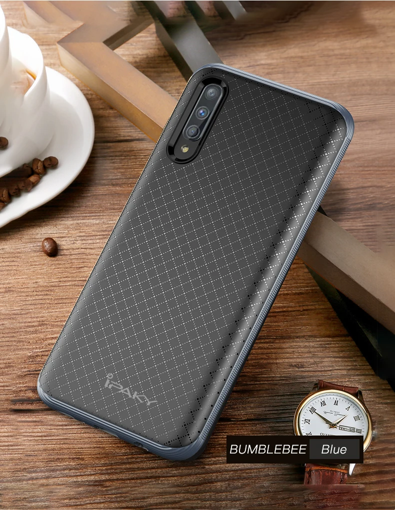 Для samsung A50 A70 A30 Чехол iPaky оригинальная рамка+ силиконовая задняя крышка чехол для мобильного телефона для Galaxy A10 A20 прочная Броня