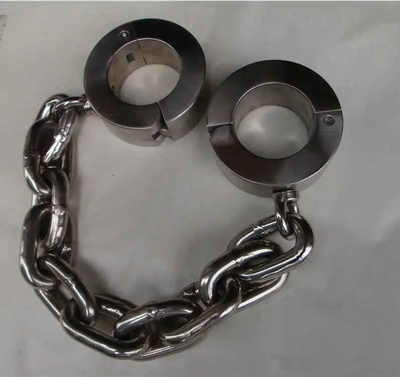 Super heavy bondage restraints shackle bdsm fetish wear anklet cuffs stainless steel sex slave adult games products | Красота и