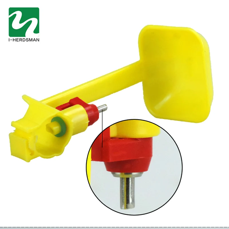 Подвешивающая чаша для птиц цыплят утки питьевых фонтанов миска воды сосок