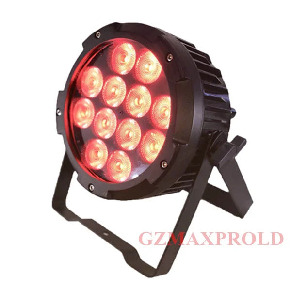 Новый 6 шт./лот flycase IP65 батарея мощность СВЕТОДИОДНЫЙ беспроводной DMX Par свет 12x12 Вт