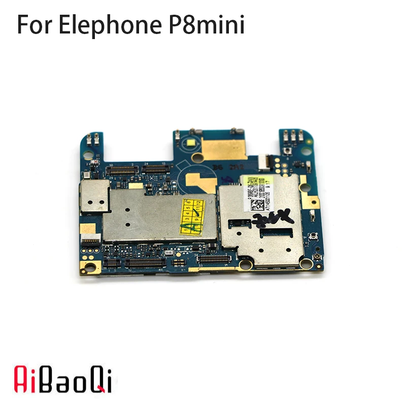 AiBaoQi новая оригинальная материнская плата 4G + 64G ROM с гибким кабелем для Elephone P8 Mini