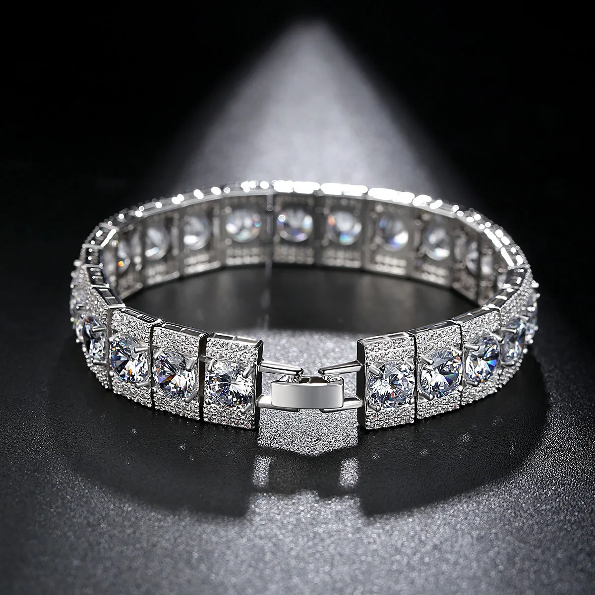 VOGUESS Европейский Дизайн Большой AAA кубический циркон кристально белый камень