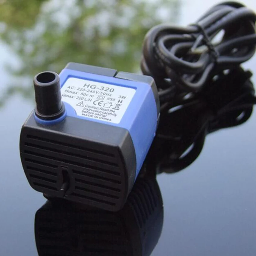 AC 220V 3W мини погружной насос для аквариума от китайского производителя игрушки