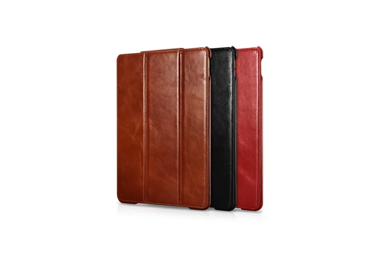 ICarer для iPad Air 3 10,5 чехол Винтажный чехол из натуральной кожи для Apple iPad Air 10," защитный чехол флип Fundas