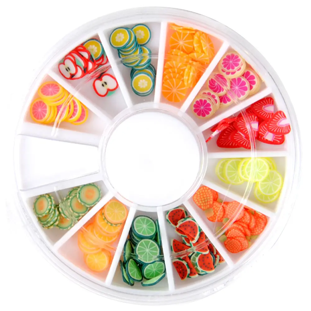 6 Wheel Crystal Mixed Color Stone Nail Rhinestone 3D Nail Art Decoration Accessories Irregular Beads DIY Design Manicure Diamond - Цвет: 6