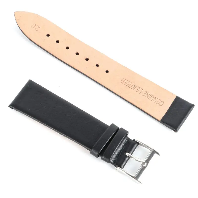 12 22 мм Мужской Женский ремешок из искусственной кожи тонкий водонепроницаемый