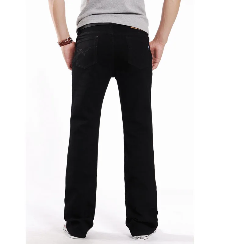 Flare3955 black ICPANS, мужские джинсы, s, клеш, мужские винтажные брюки, высокая талия, клеш, джинсы для мужчин, Bootcut, синие джинсы, Hommes, клеш, джинсы для мужчин - Цвет: Flare3955 black