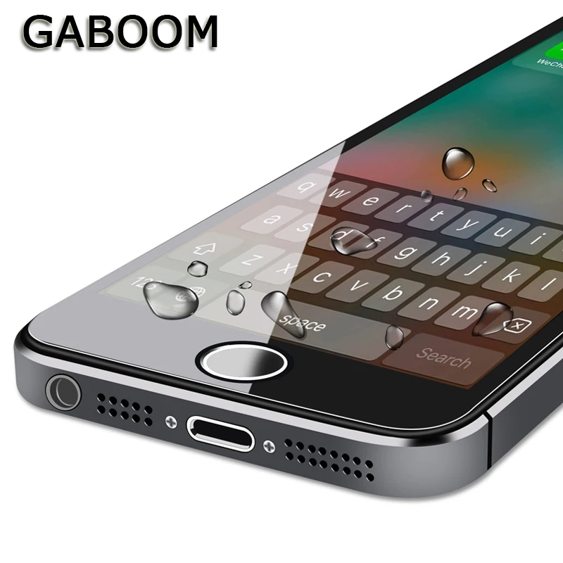 GABOOM 3D изогнутый край закаленное Стекло пленка для iphone 5 5S SE 9 H Экран протектор