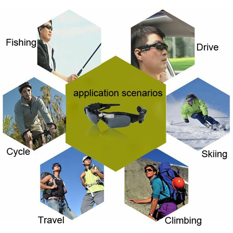 Новое поступление беспроводная Bluetooth гарнитура для солнцезащитных очков