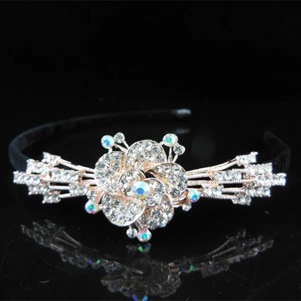 

New Crystal Vintage Style Wedding Side Tiara Rhinestone Headband Hairpin Clip Hair Pins Hair Accessory