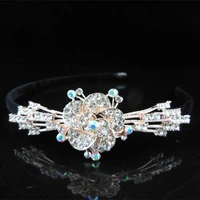 new crystal vintage style wedding side tiara rhinestone headband hairpin clip hair pins hair accessory