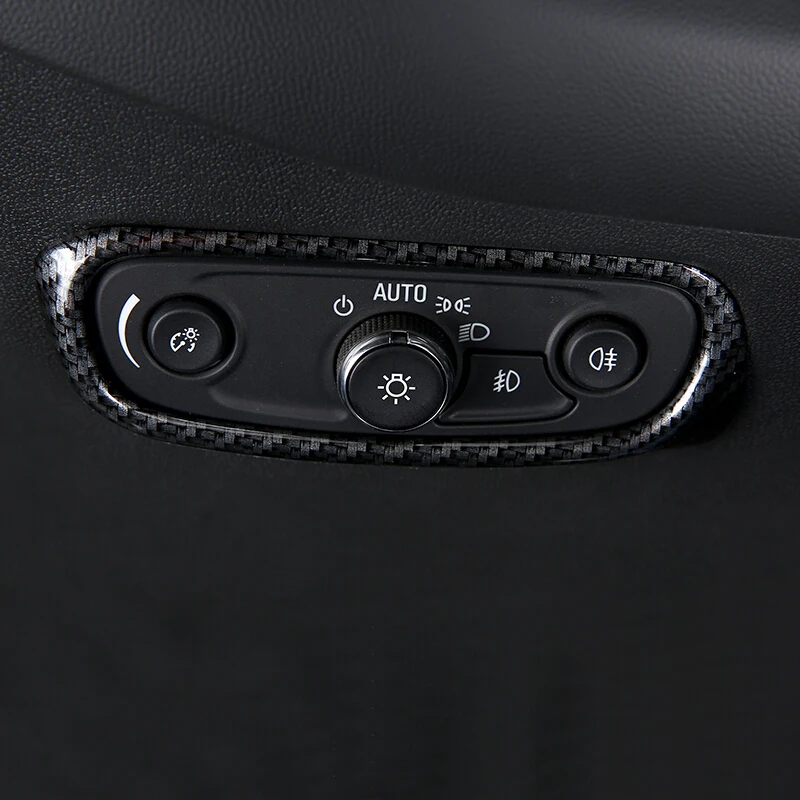 ABS матовое/углеродное волокно для Chevrolet Equinox 2017 2018 головной свет лампы