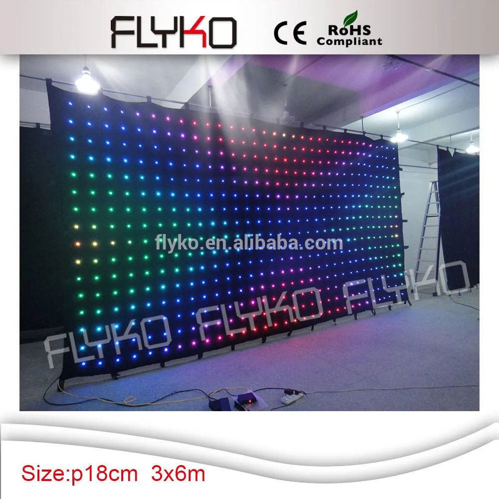 Free Shipping dj equipment china live video led curtain screen xxx photos | Stage Lighting Effect