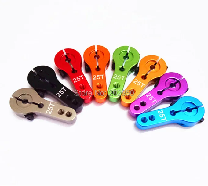 2 шт./лот CNC регулируемый 25T металлический сервопривод рога для Futaba Savox Xcore HL HSP HD Power