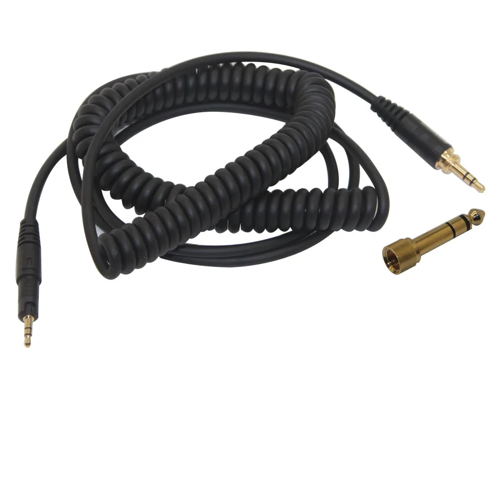 Poyatu весны помощи спиральный кабель для Yamaha HPH-MT5 HPH-MT5W HPH-MT8 мониторные наушники замена кабеля шнур Кабели Шнуры Провода