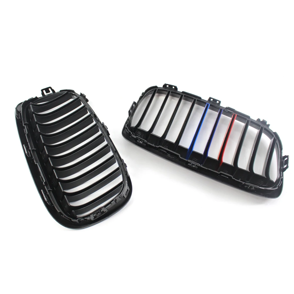 For BMW 2-Series F45 F46 Front Kidney Grille 220i 228i 2014-2018 Gloss Black M-Color | Автомобили и мотоциклы