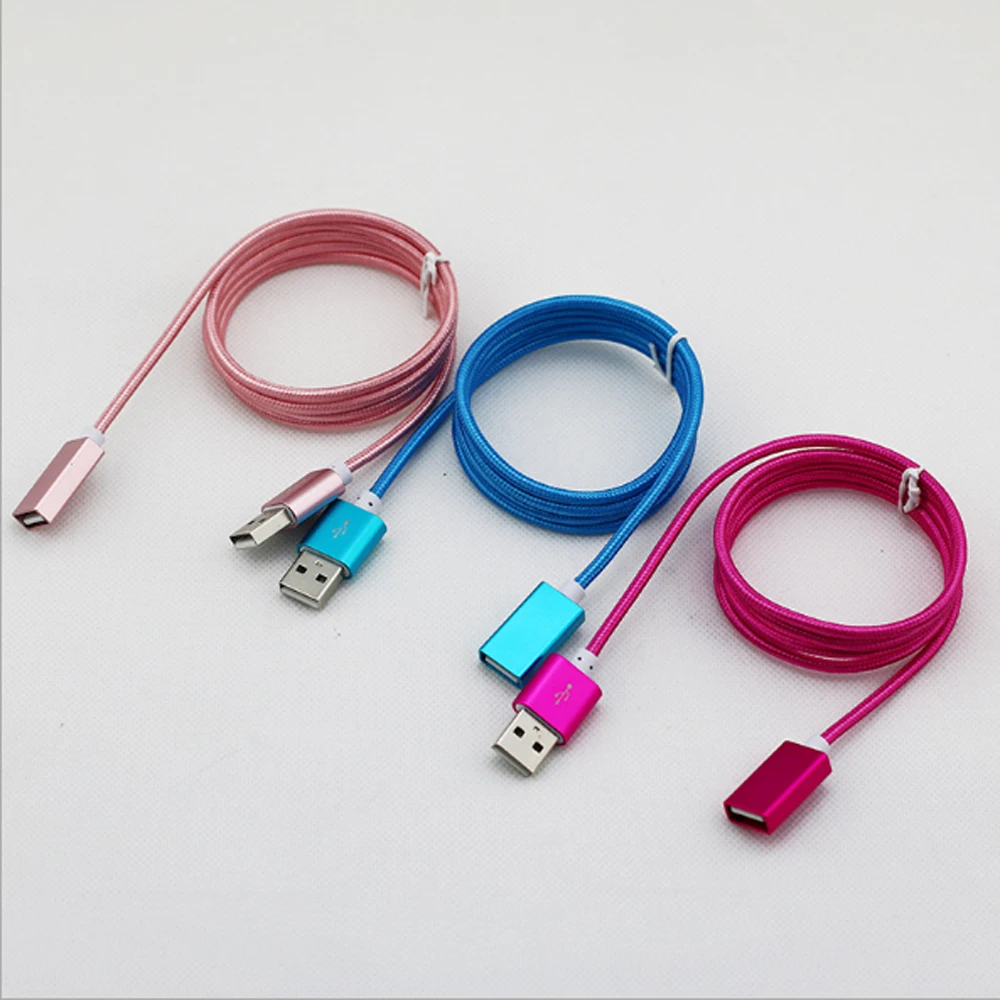 100 шт. Удлинительный кабель USB для мужчин и женщин компьютерный удлиненный usb u