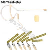 pro single earhook headworn condenser headset microphone for sennheiser shure akg wireless transmitter mic system studio mics