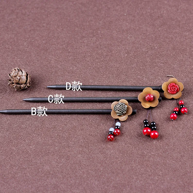 Заколка для волос ручной работы с натуральными камнями 10 видов|headdress jewelry|wooden