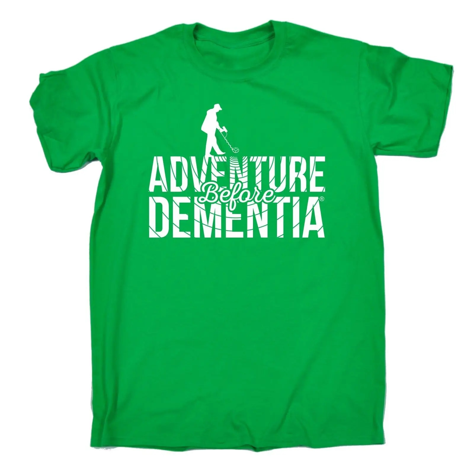 Футболка с принтом летняя футболка детектором металла Adventure Before Dementia забавная