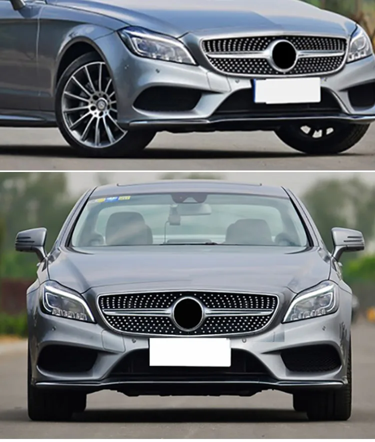 Бриллианты гриль для Mercedes Benz CLS класс W218 подтяжка лица седан Авто Передняя решетка- CLS300 CLS350 CLS450 CLS500 решетка