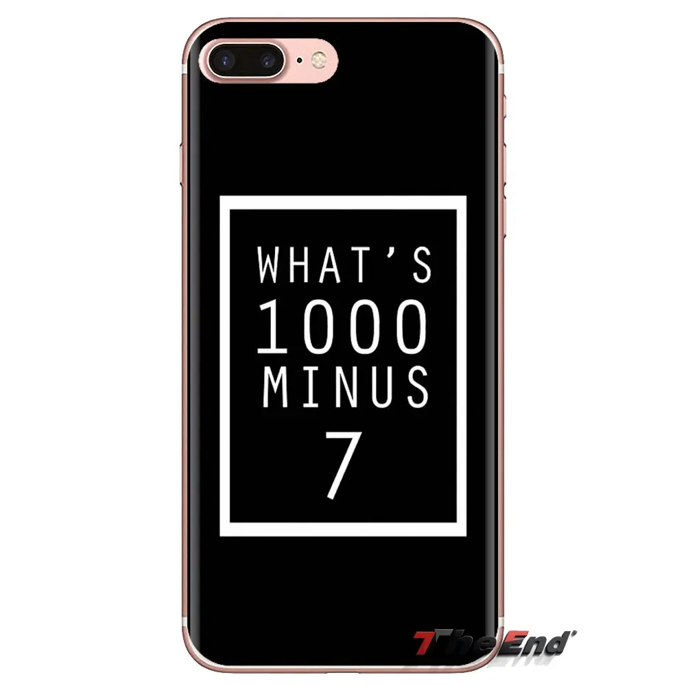 What's 1000 минус 7 силиконовые чехлы для Xiaomi Redmi 4A S2 Note 3 3S 4 4X 5 Plus 6 6A Pro Pocophone F1 |