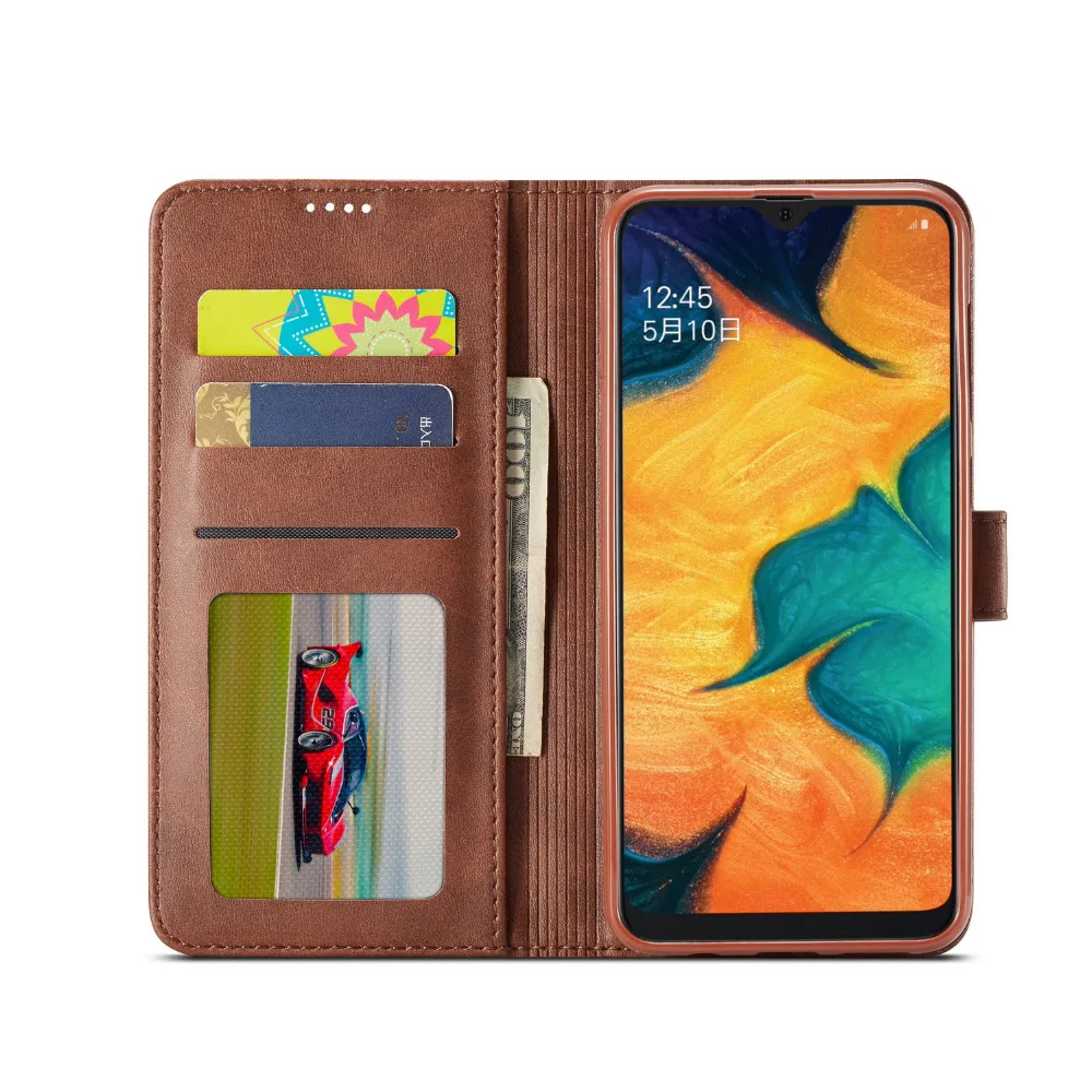 Чехол для samsung Galaxy Note 10 Pro A70 A50 A40 A30 A20 A10 M10 M20 M30 чехол Кожаный чехол-портмоне с подставкой Чехол защитный флип-чехол для телефона