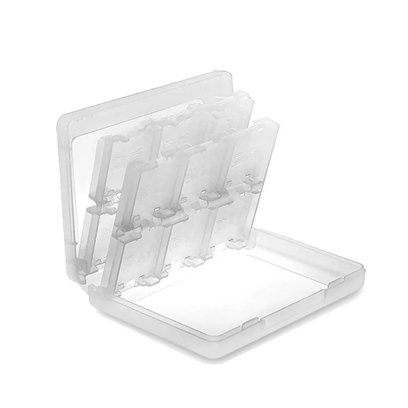 White 28 в 1 чехол для карт с держателем для игры для NAND DS/DS Lite/DSi/3DS/3DS XL/LL игровой кошелек с отделами для Карт Коробка для хранения - Цвет: White