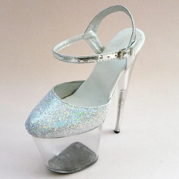 Evening wear high heels, 20cm super thick waterproof platform baotou leisure waterproof platform Dance Shoes