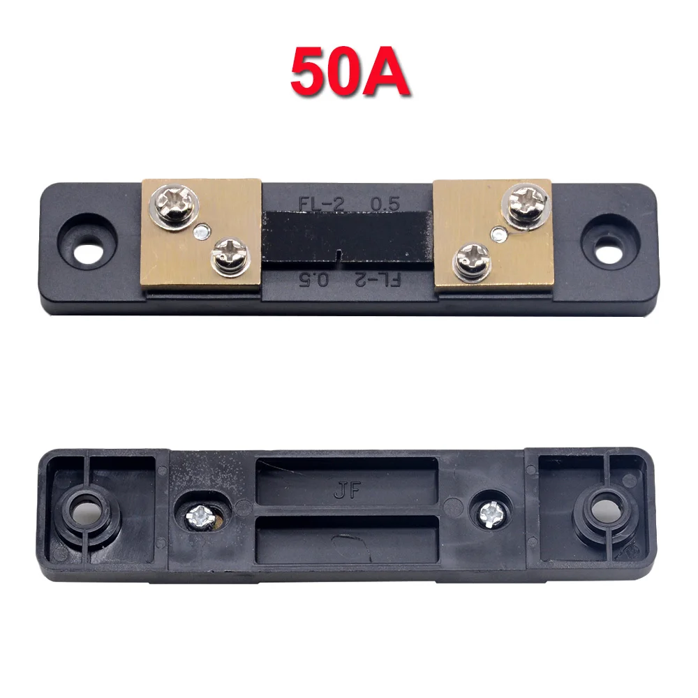 1PC 50A 100A External Shunt FL-2 100A/75mV 50A/75mV Current Meter for Digital Voltmeter Amp | Автомобили и мотоциклы