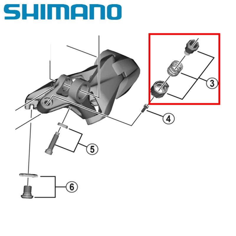Дорога Шимано велосипед RD-R9100 DURA-ACE R9100 задний переключатель запчастей кабель