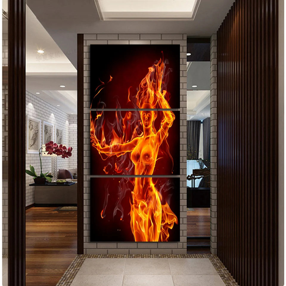 Luxry 3 предмета современная горячая Сексуальная фотография текстурированный