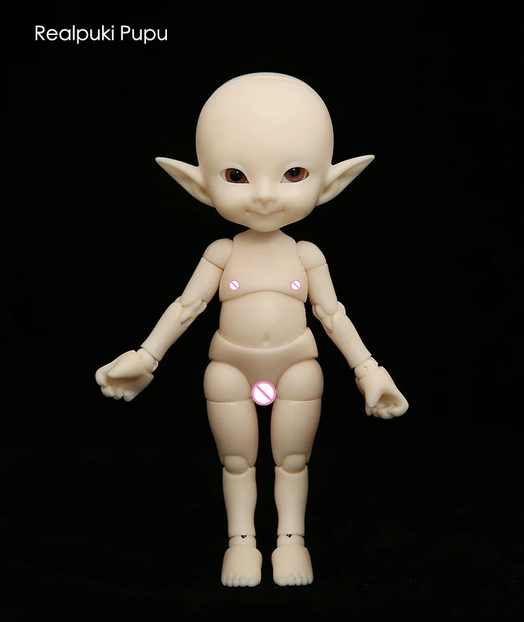 Realpuki Pupu Fairyland FL BJD кукла 1/13 розовая улыбка эльфы Игрушки для девочек крошечные полимерные шарнирные куклы