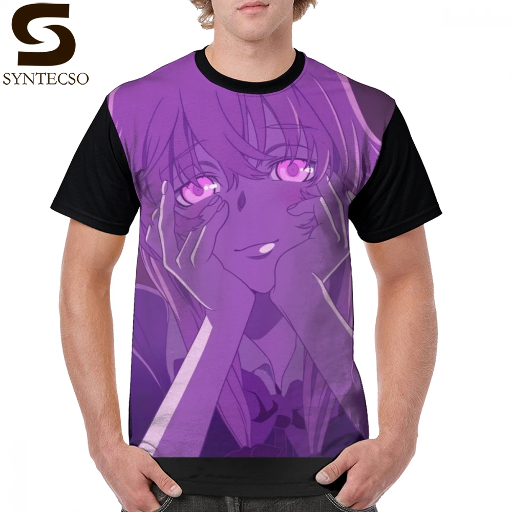 Футболка Mirai Nikki Yuno Gasai Future Diary футболка с коротким рукавом и графическим принтом