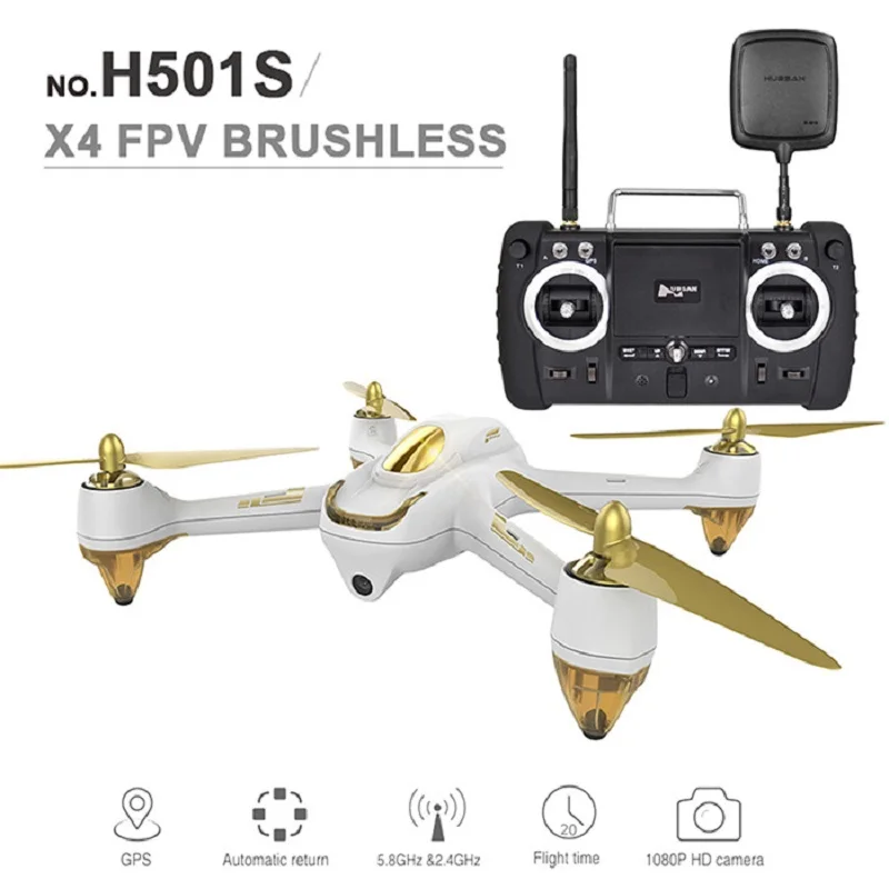 Бесщеточный Квадрокоптер 5 8G FPV с камерой 1080P HD GPS RTF режим следования за мной
