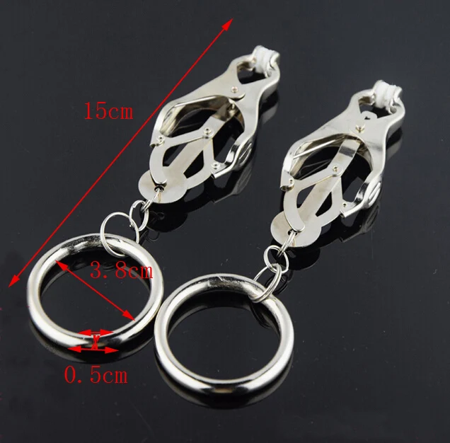 Сплав женская грудь и половые губы зажимы сексуальный стимулятор массажер флирт