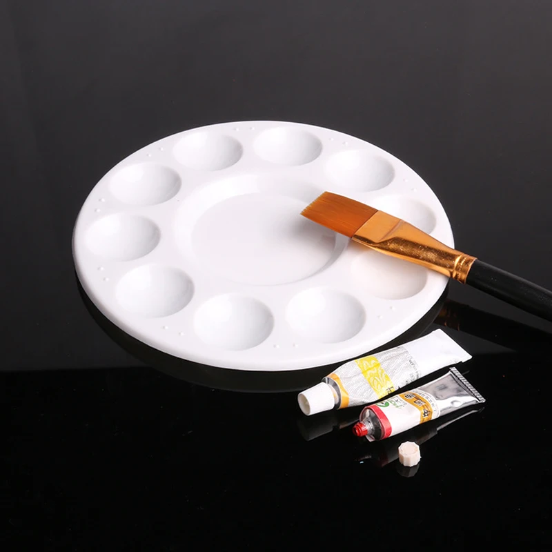 COMIART Универсальная круглая профессиональная пластиковая палитра для рисования