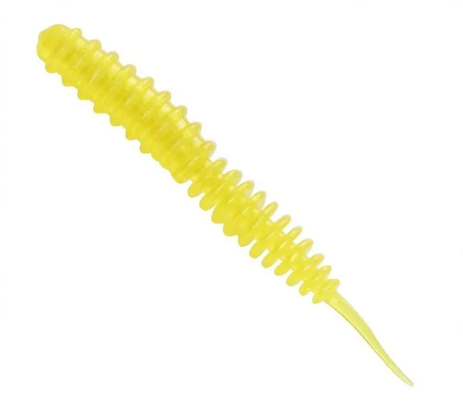Yellow Atriptime бренд 10 шт./пакет для рыбалки, мягкие блесны на удочку 6 см 1,3G спиральная хвост озеро пруд для доставки прикорма и оснастки - Цвет: Yellow