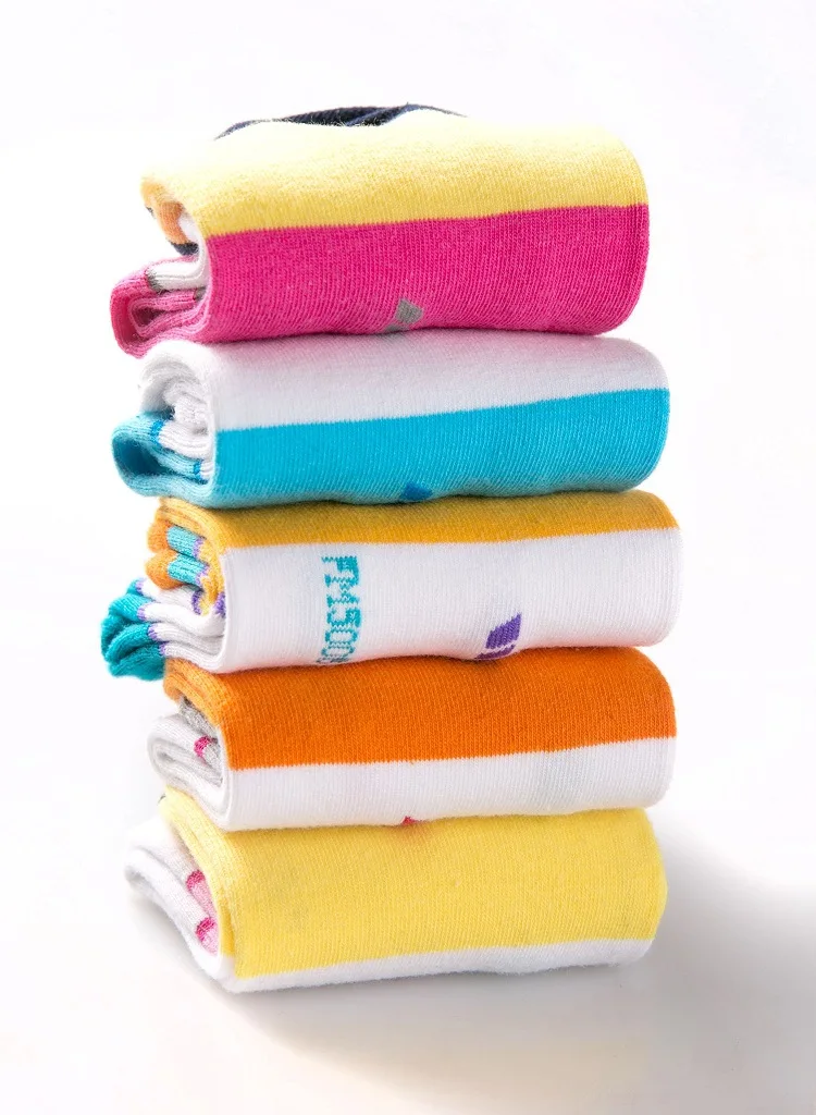 Бесплатная Доставка 10 шт. = 5 пар/лот женская конфеты цвета чистого хлопка Носки 200