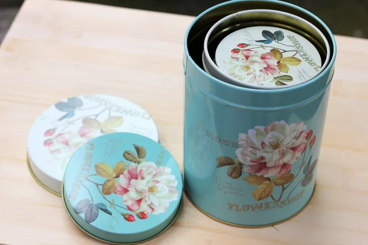 Zakka, высокое качество, 3 шт./лот, жестяная коробка, многофункциональный чехол для конфет или чая, набор для домашнего хранения, горячая распродажа, коробка квадратная