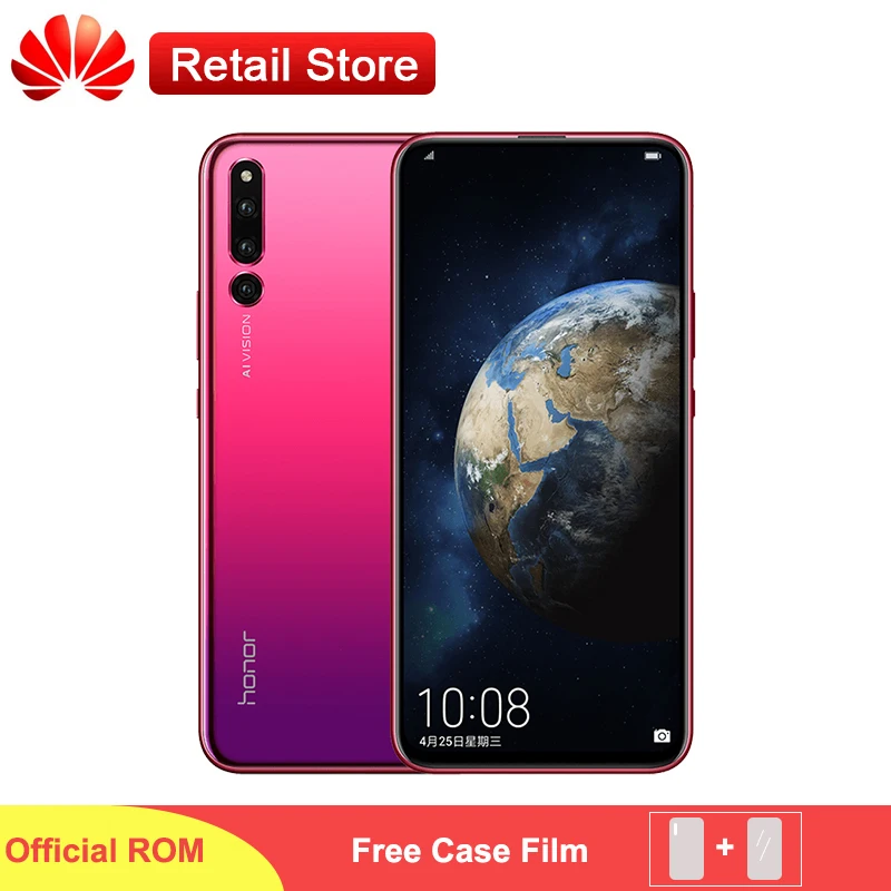 Honor Magic 2 смартфон 6 39 &quotAMOLED полноэкранный слайдер Kirin 980 Android 9 Распознавание
