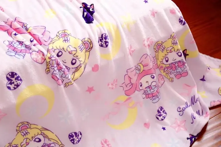 1 шт. Мелодия Сейлор Мун Луна Cinnamoroll twins star Duffy gudetama Anpanman чехол для подушки плюшевое одеяло простыня